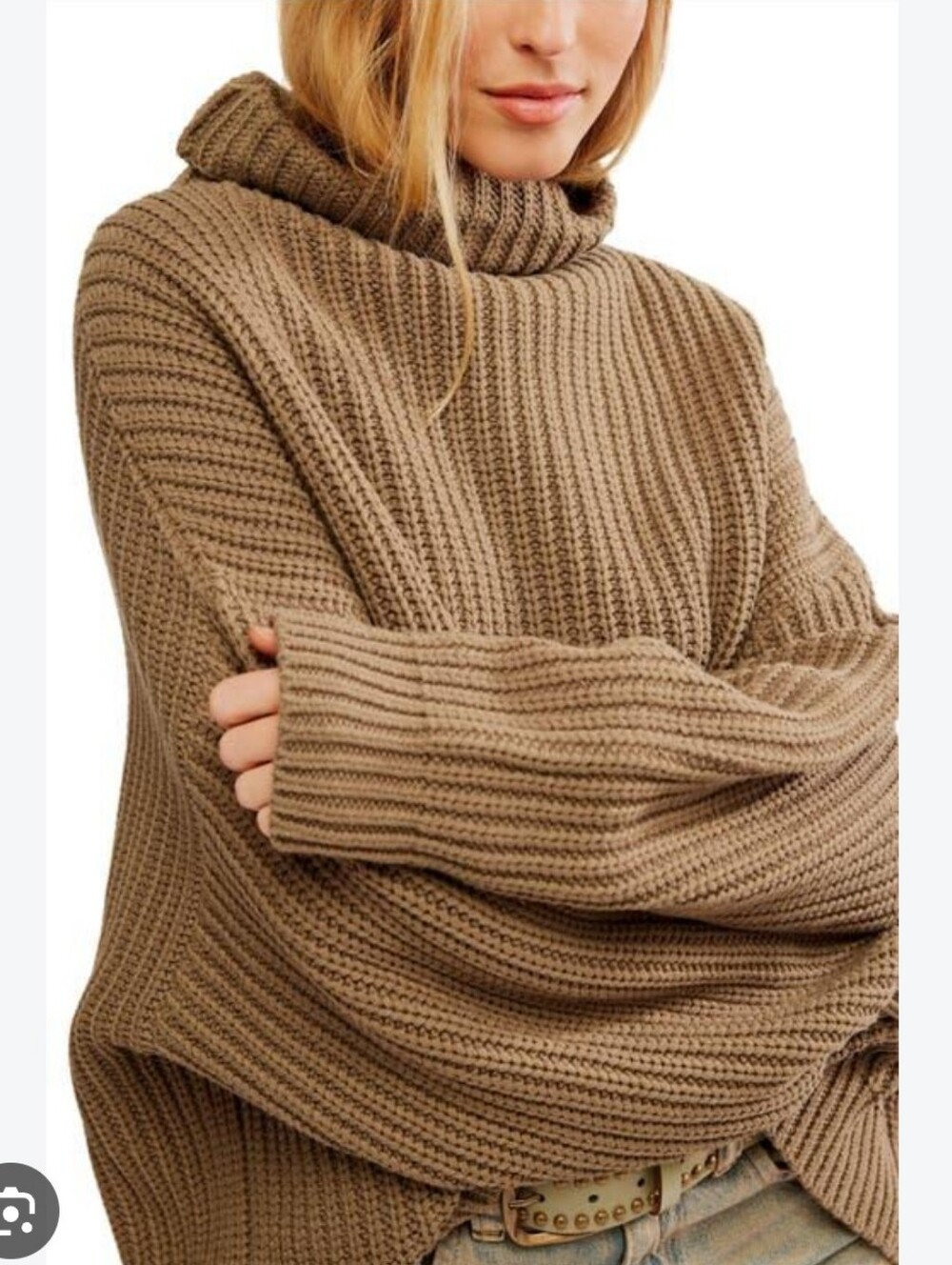 Free People NWTs Swim Too Deep Oversized Sweater